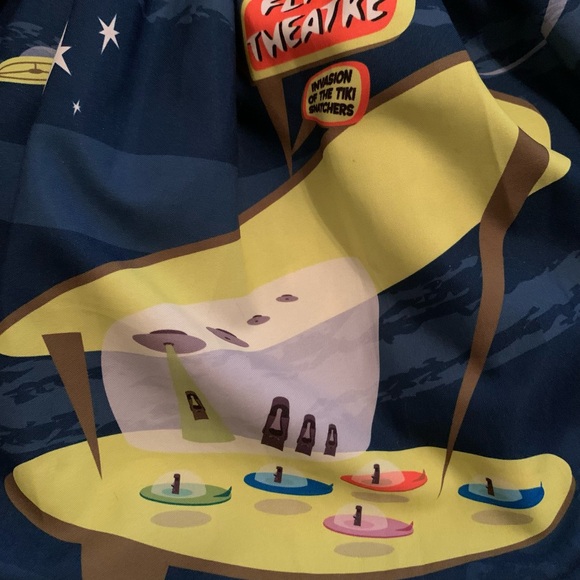 Tiki Atomic Punk Swing Skirt - Oblong Box Shop - Size Large - Picture 5 of 9